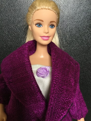 Barbie purple coat 2