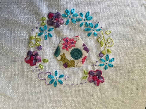 Embroidered pouch March 3