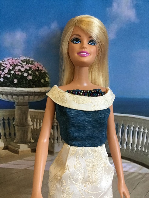 Barbie - cream dress 2