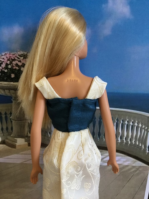 Barbie - cream dress 3