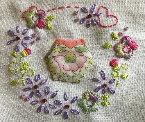 Circle embroidery 1