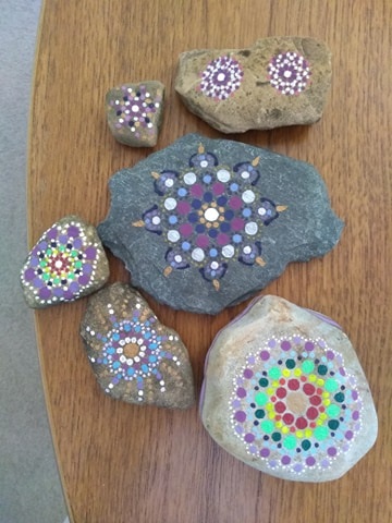 Painted stones